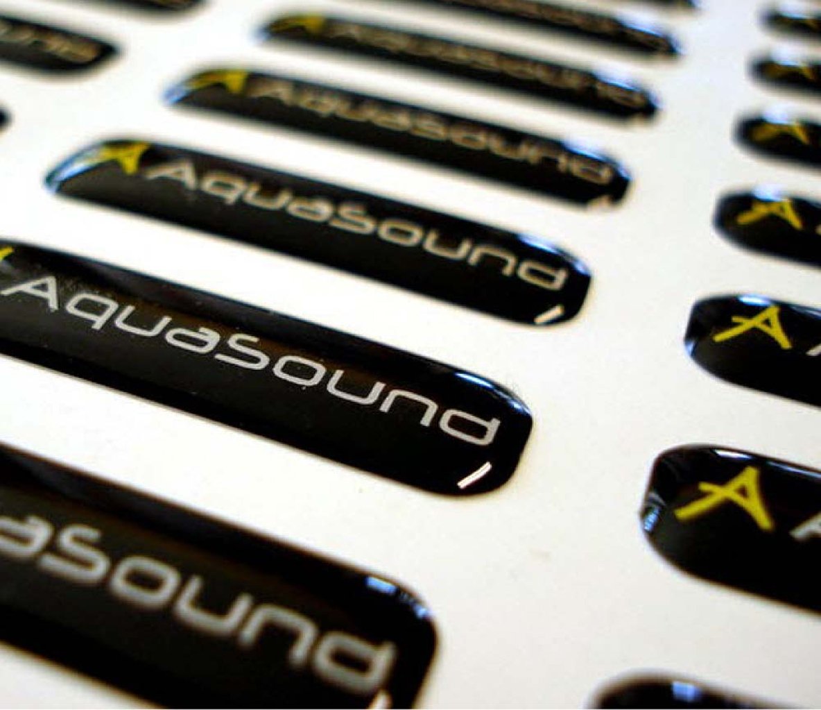 3 D Epoxy <br>Stickers